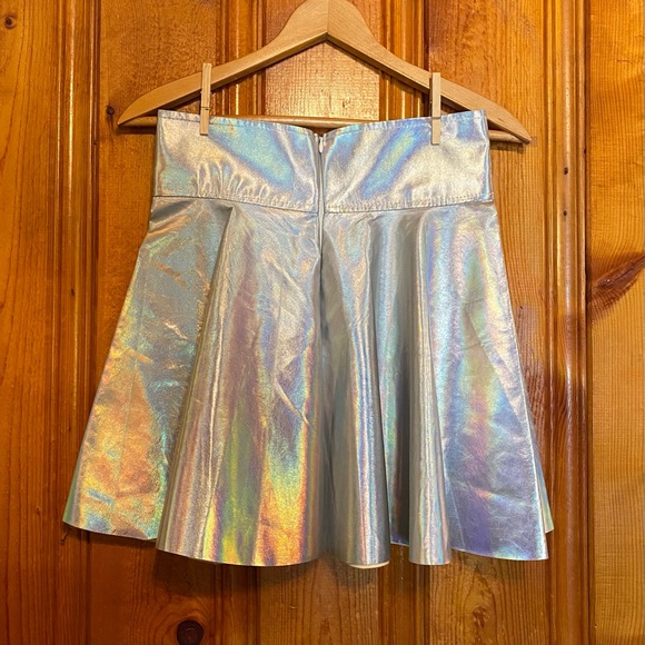 Holographic skater skirt bell skirt circle - Picture 2 of 9